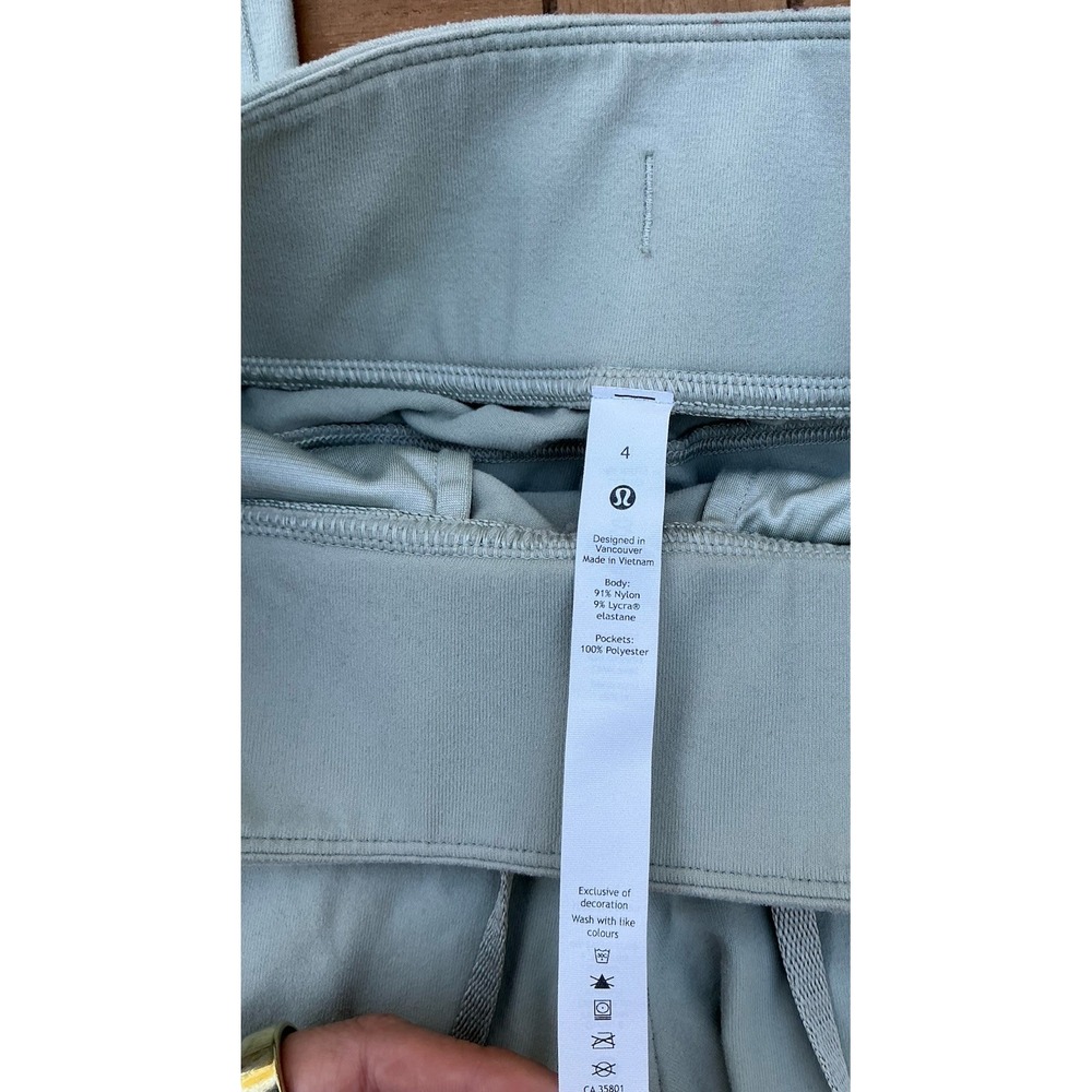 Lululemon Ready To Rulu Mint Green Jogger Size 4 Inseam 28 - Picture 4 of 5